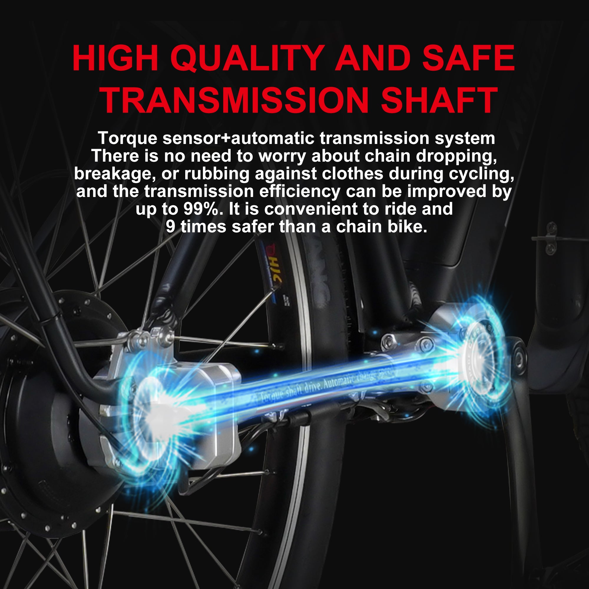Miyazaki Torque shaft drive Automatic change speed Electric Bicycle GC1995