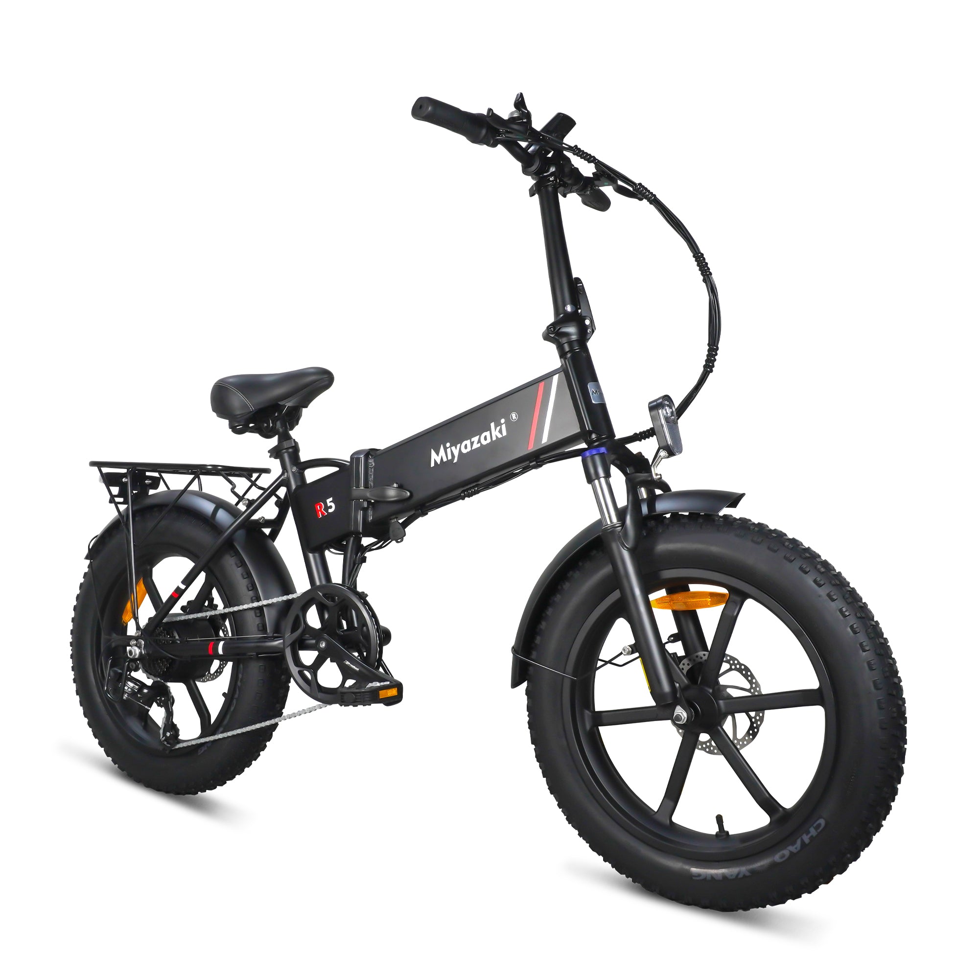 Miyazaki Folding Electric Bike Fat tire snow electric bicycle R5