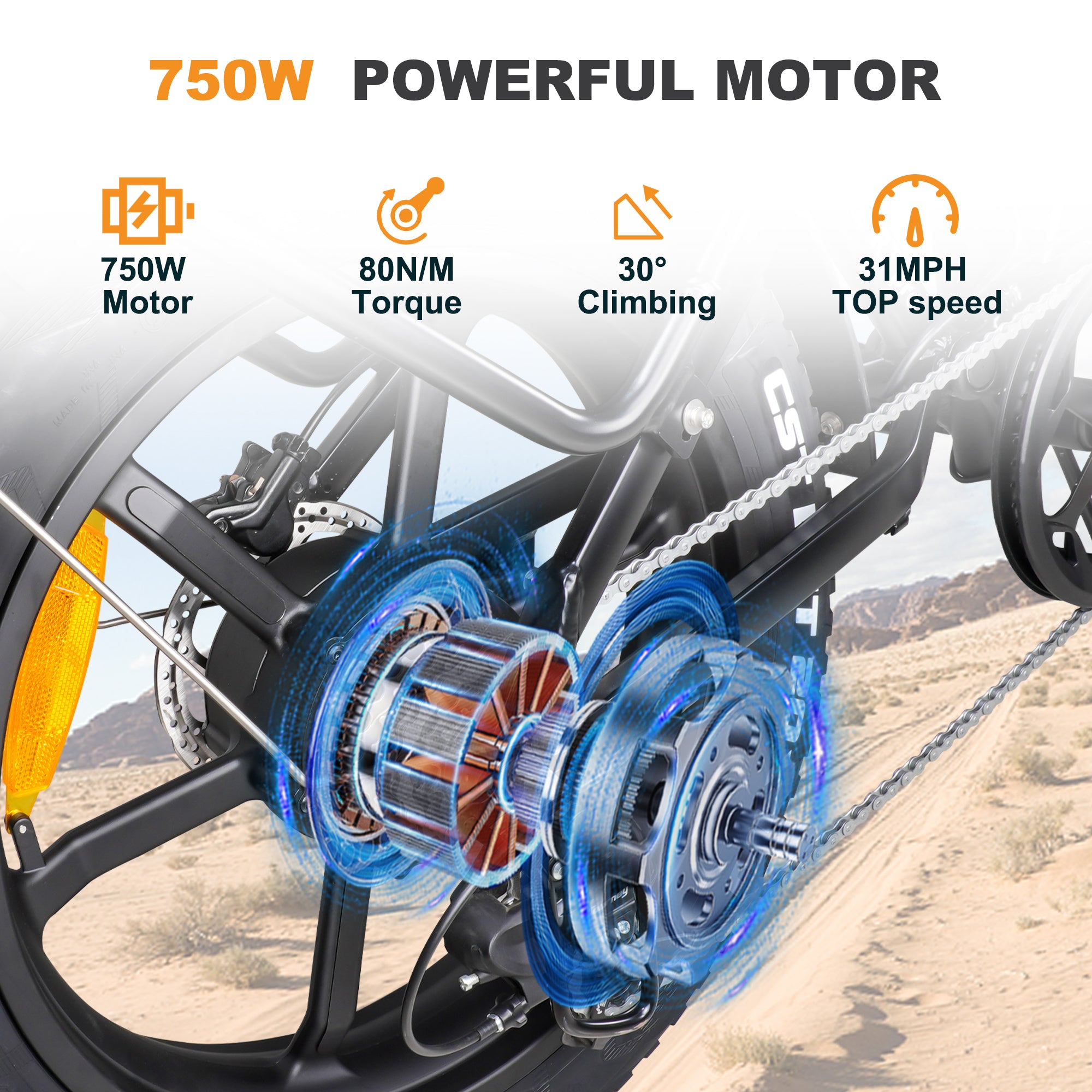 Miyazaki Folding Electric Bike Urban off-road electric bicycle R7 Pro