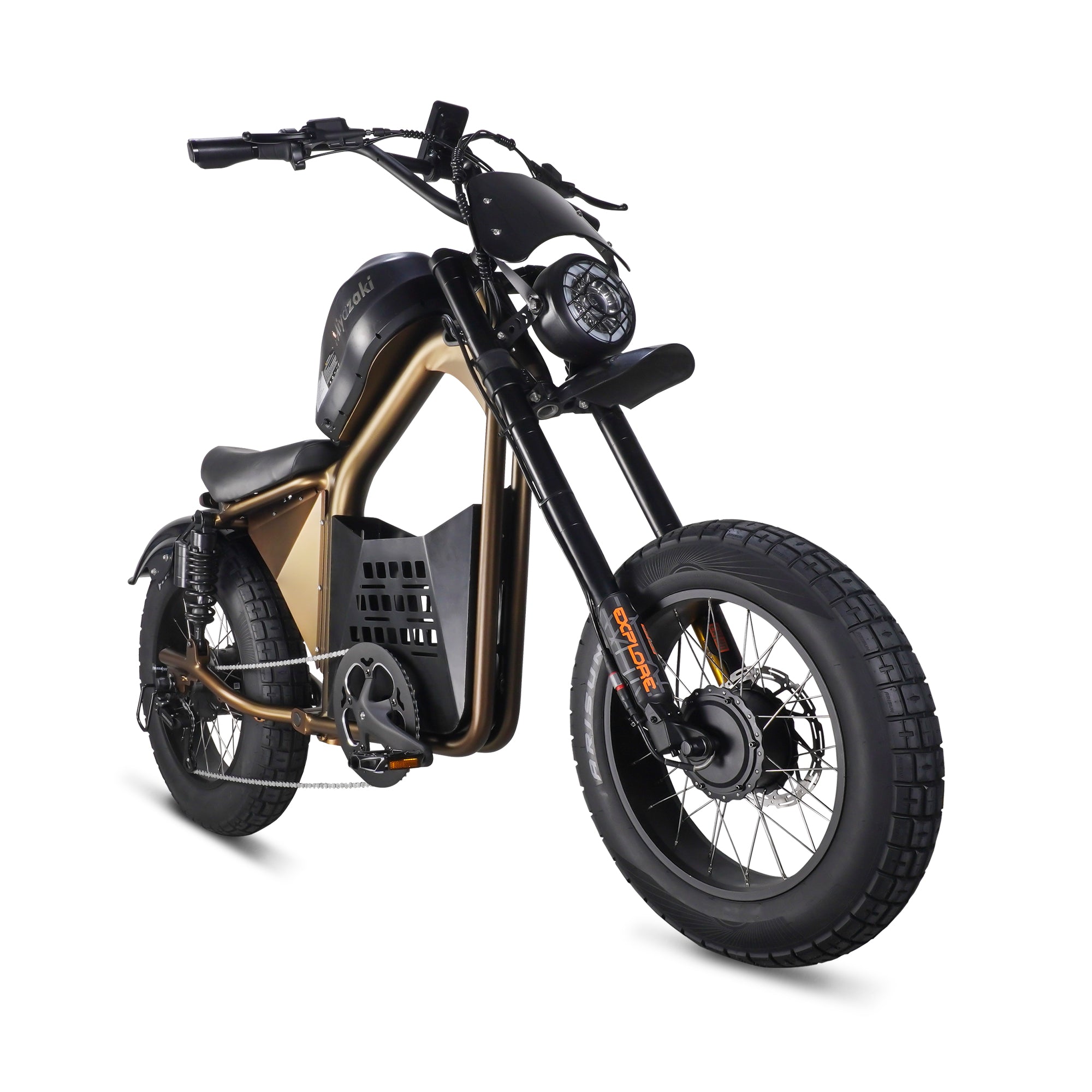 Miyazaki 20 inch all terrain 35A large battery dual drive off-road electric bicycle S68