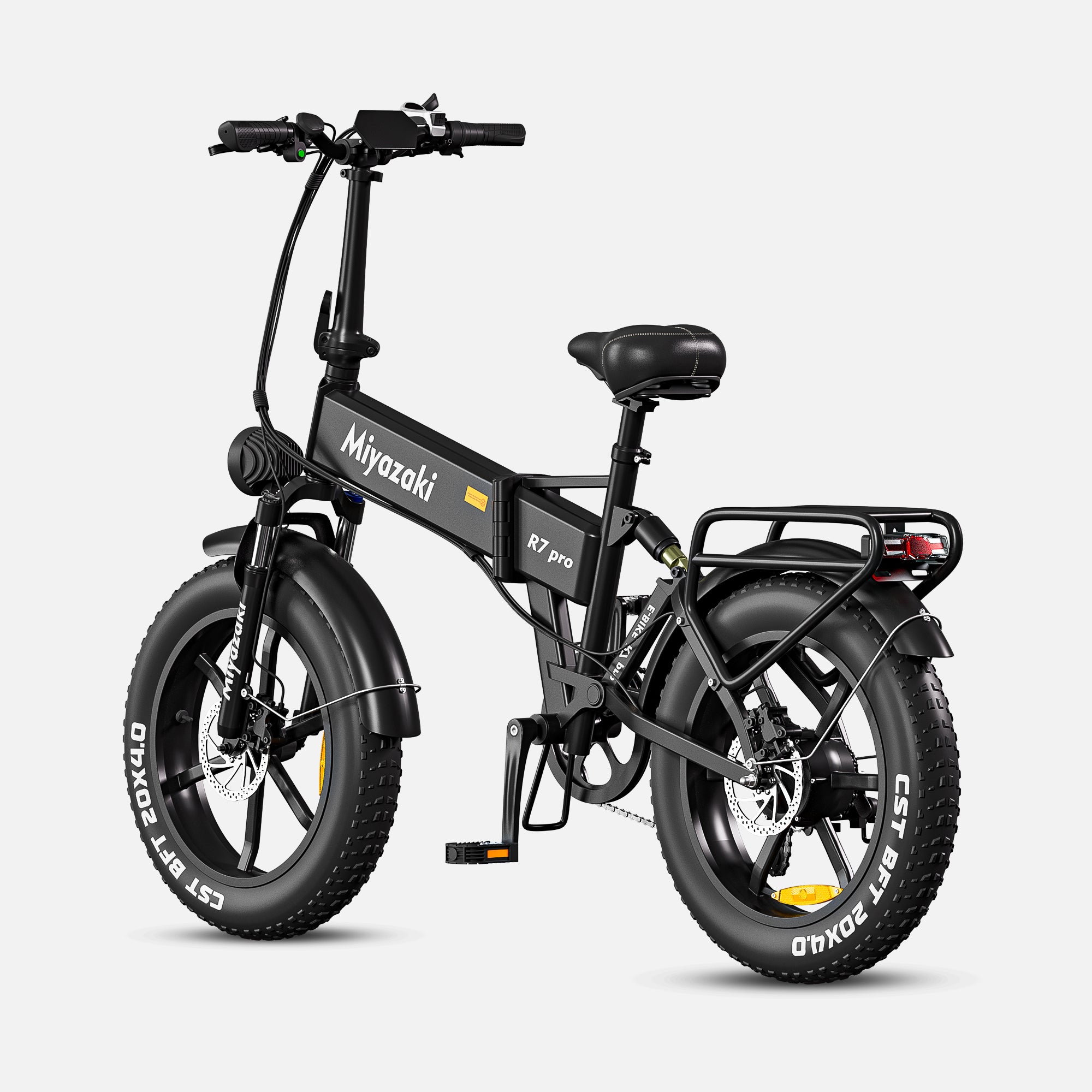 Bicicletta elettrica pieghevole Miyazaki, bicicletta elettrica urbana fuoristrada R7 Pro