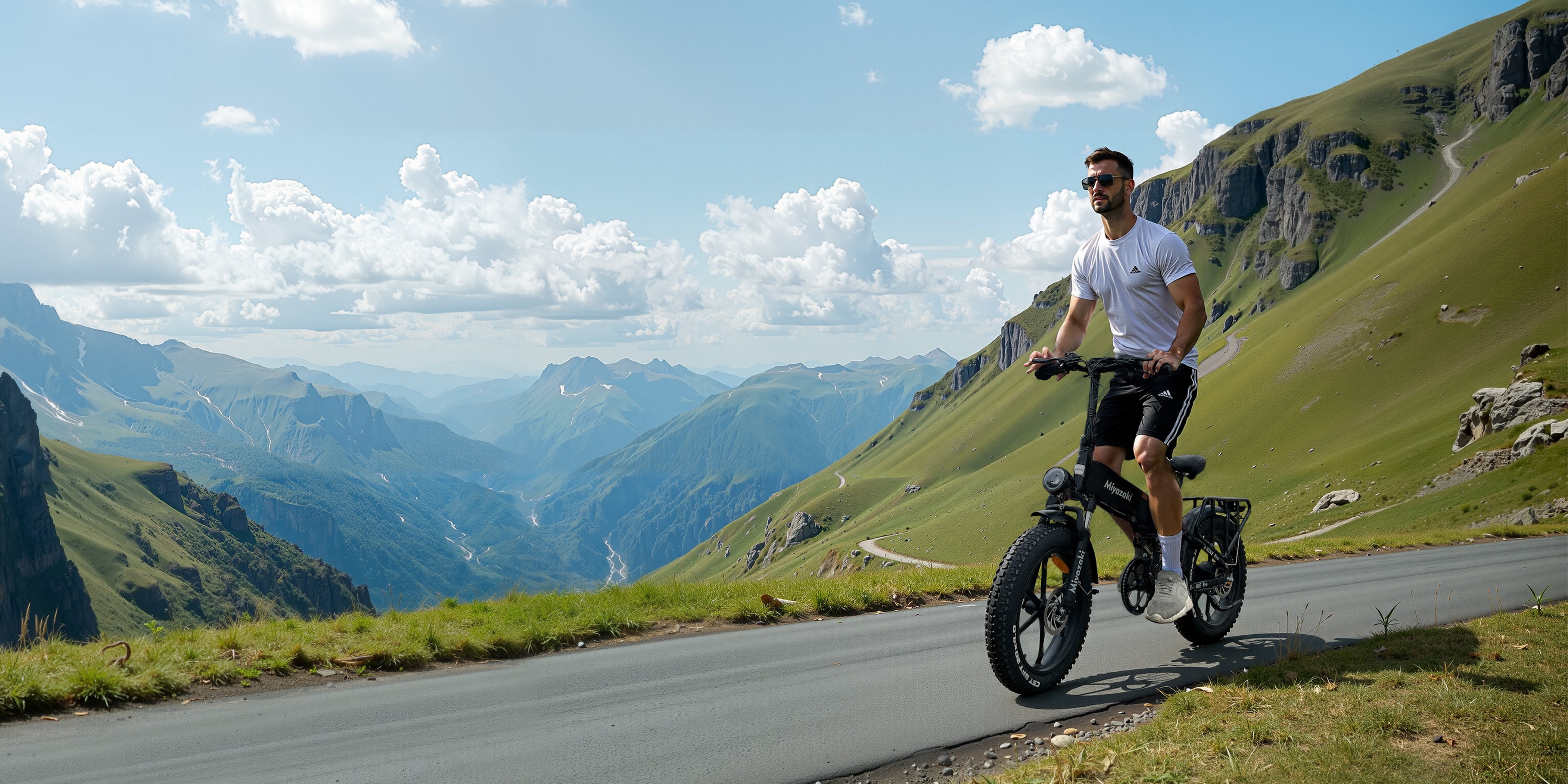 Miyazaki X7 Pro exploring remote valleys with 840Wh battery for long-distance adventures