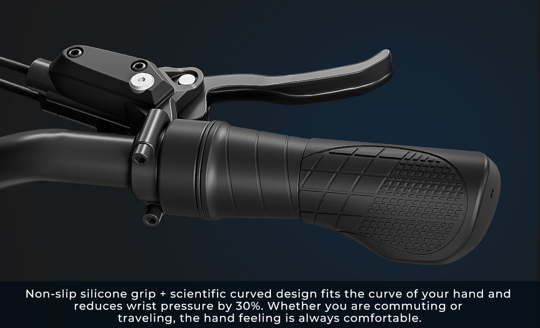 Ergonomic silicone grips on X7 Pro reduce wrist pressure by 30% for fatigue-free commuting and long-distance travel