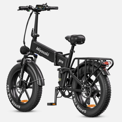 Rear perspective of X7Pro showing sturdy cargo rack, LED taillight, and ergonomic seat design

