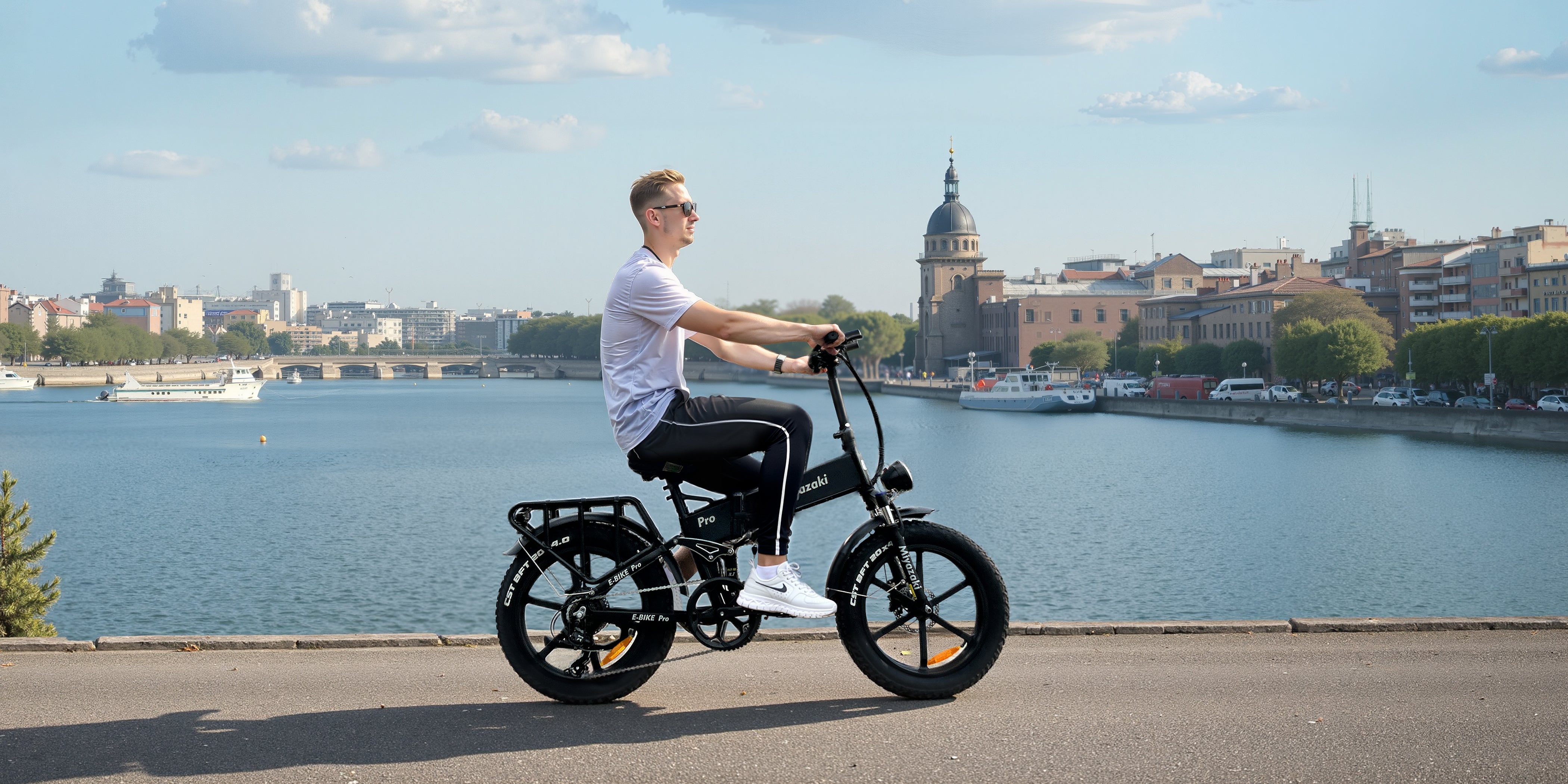 X7 Pro electric bike gliding through city streets with ergonomic design and fatigue-reducing suspension