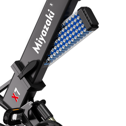 Miyazaki 1500W składany rower elektryczny, rower elektryczny terenowy o grubych oponach X7 Pro