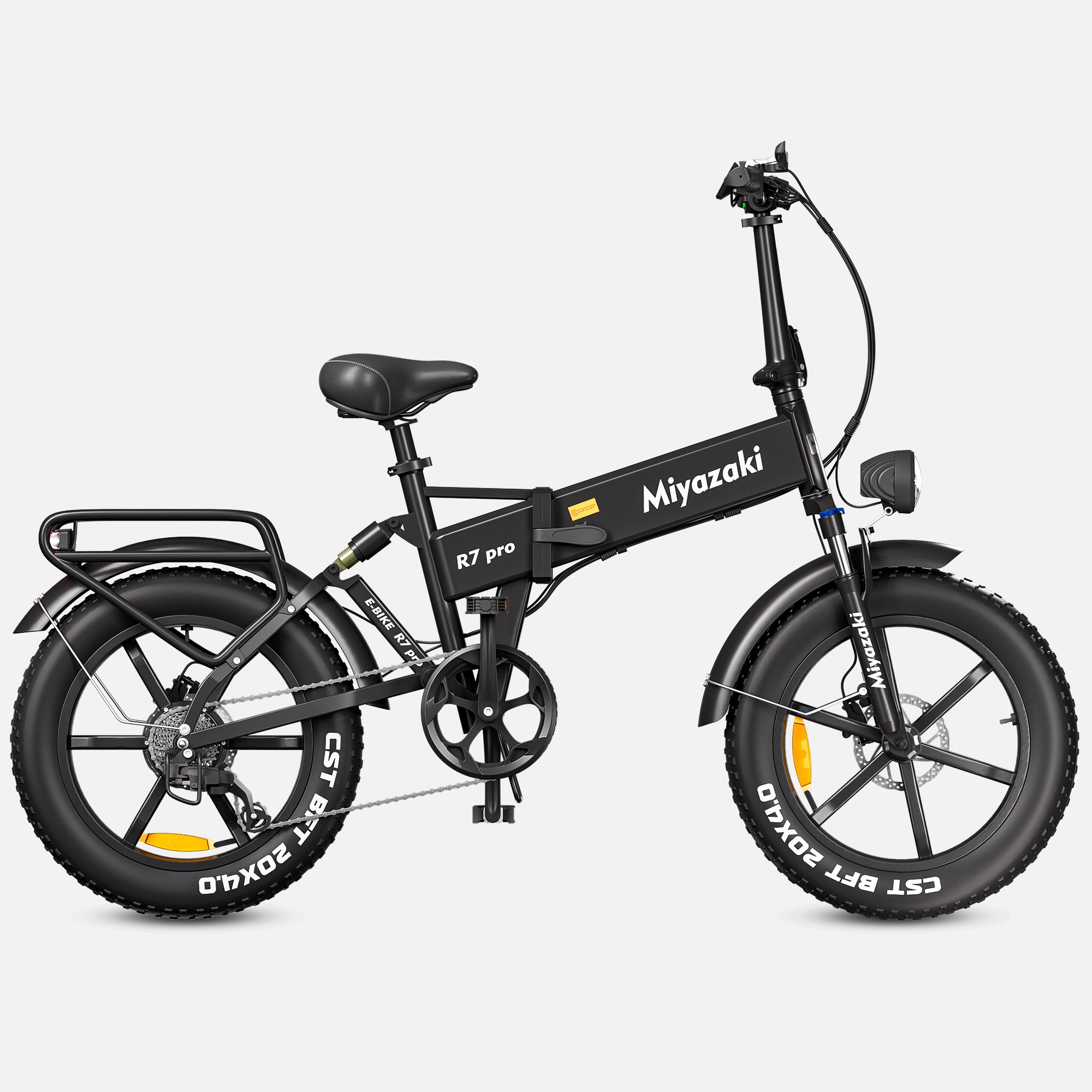 Bicicletta elettrica pieghevole Miyazaki, bicicletta elettrica urbana fuoristrada R7 Pro
