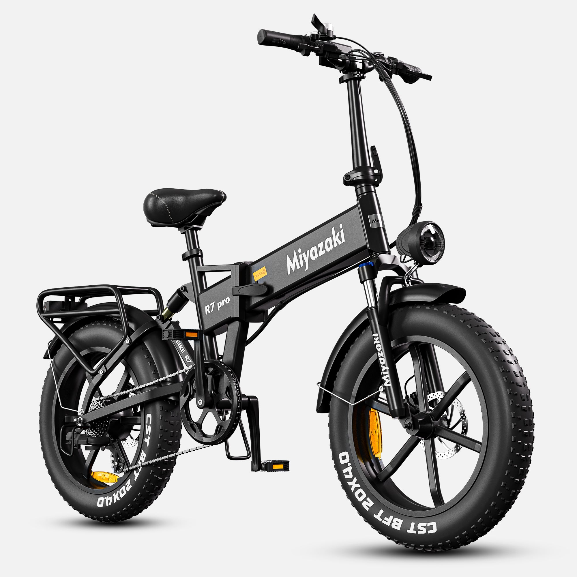 Bicicletta elettrica pieghevole Miyazaki, bicicletta elettrica urbana fuoristrada R7 Pro
