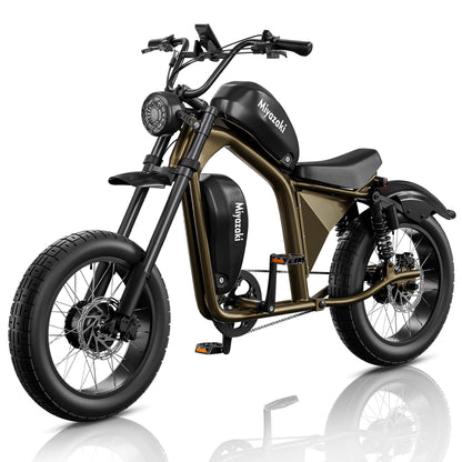 Miyazaki 20 inch all terrain Fat Tire 48V 35/70Ah large battery 3000w dual drive off-road E-Bike S68