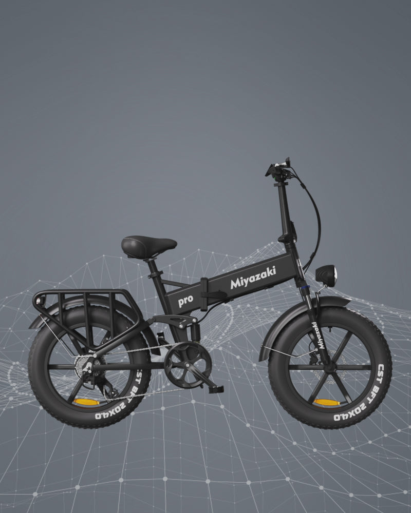 The X7 e-bike has a frame suspension system that reduces vibration by 95% for a smoother ride and a buttery smooth ride with every pedal stroke mobile
